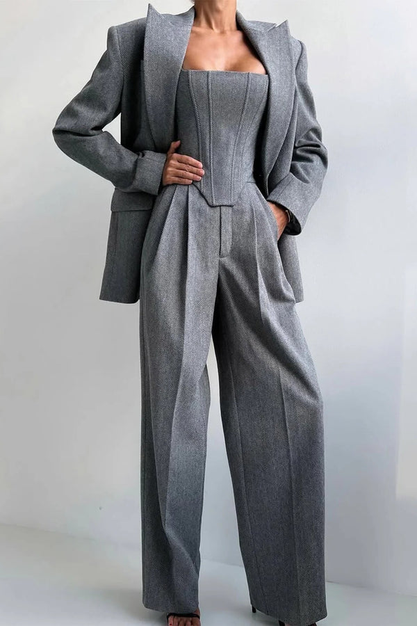 Women's Three-Piece Formal Suit Set