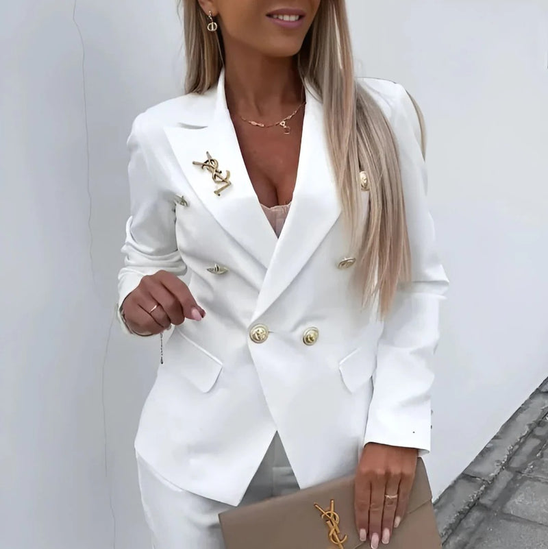 Women's Blazer and Tailored Trousers Set