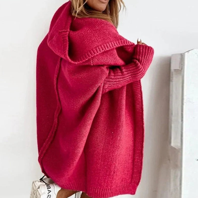 Hooded Knit Cardigan