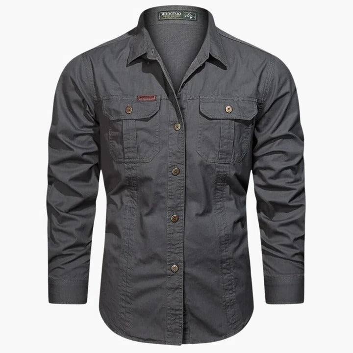 Men’s Long-Sleeved Cargo Shirt