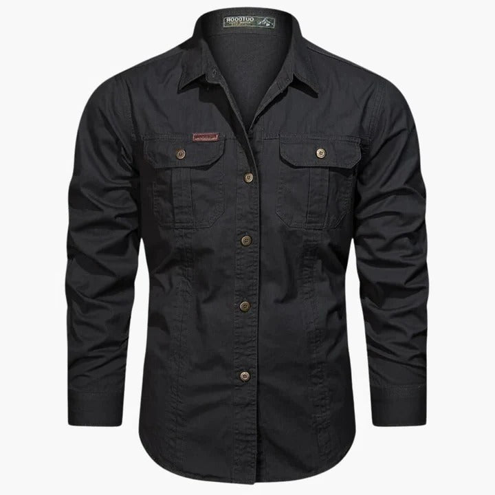 Men’s Long-Sleeved Cargo Shirt