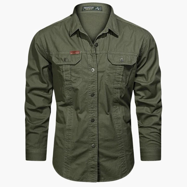 Men’s Long-Sleeved Cargo Shirt