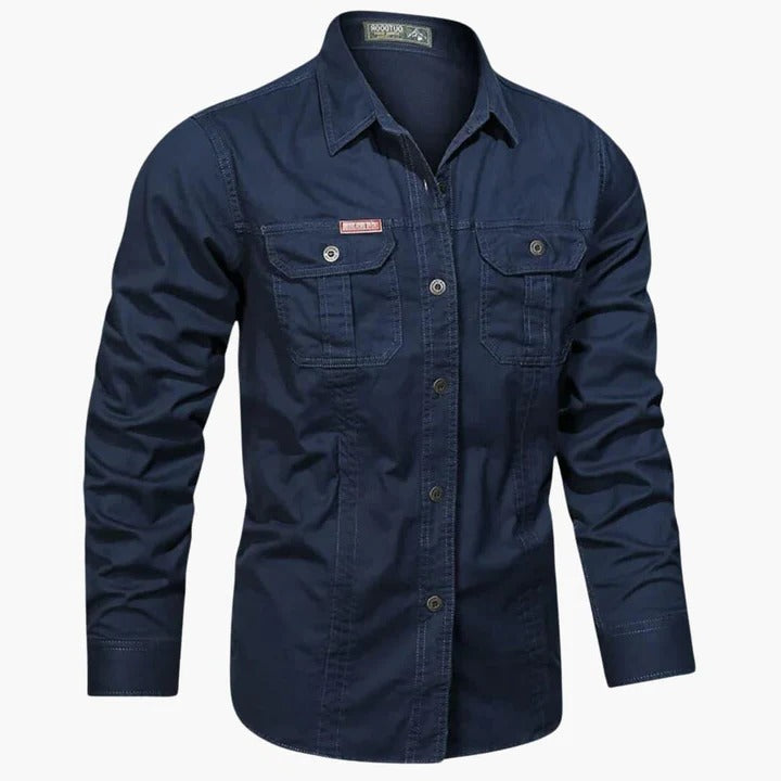 Men’s Long-Sleeved Cargo Shirt