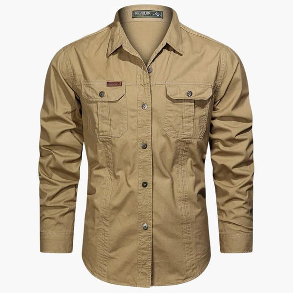 Men’s Long-Sleeved Cargo Shirt
