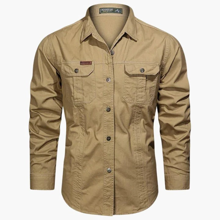 Men’s Long-Sleeved Cargo Shirt