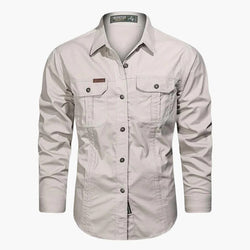 Men’s Long-Sleeved Cargo Shirt