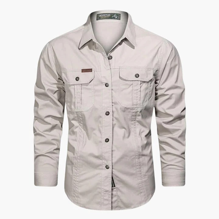 Men’s Long-Sleeved Cargo Shirt