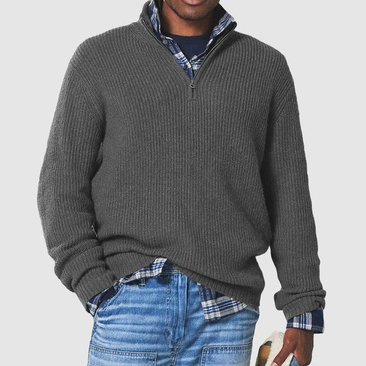 Men’s Half-Zip Warm Sweater