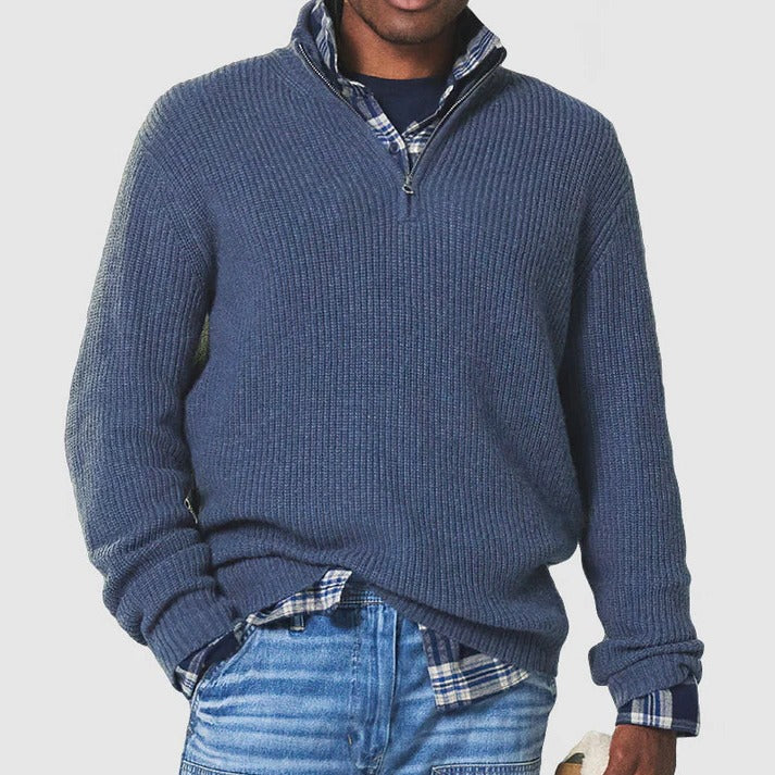 Men’s Half-Zip Warm Sweater