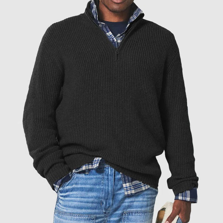 Men’s Half-Zip Warm Sweater