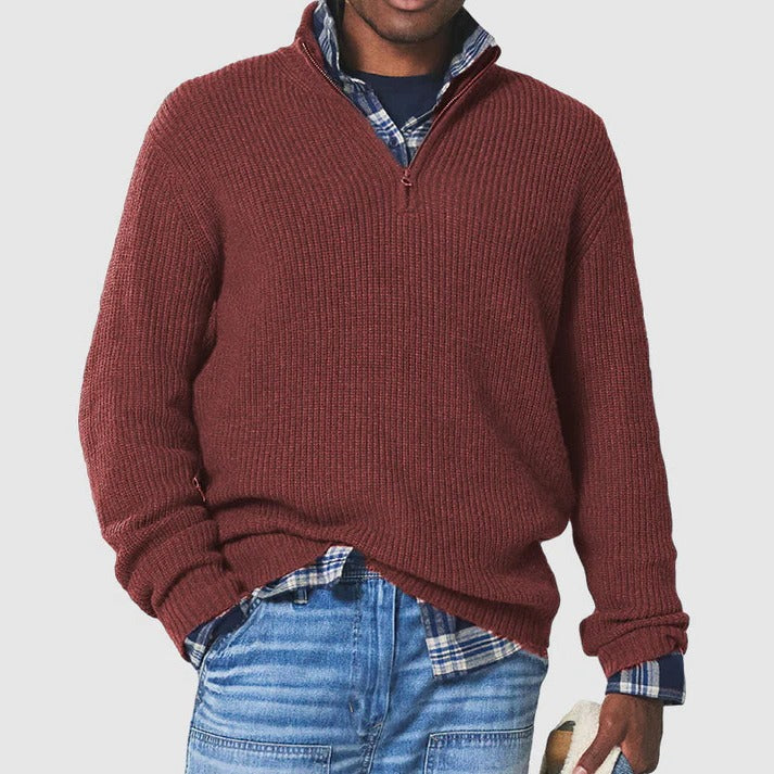 Men’s Half-Zip Warm Sweater