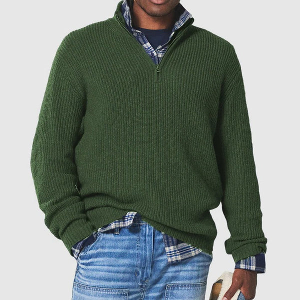 Men’s Half-Zip Warm Sweater