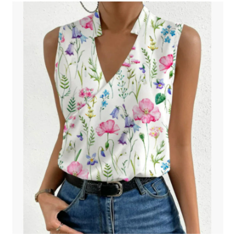 Women’s V-Neck Summer Top