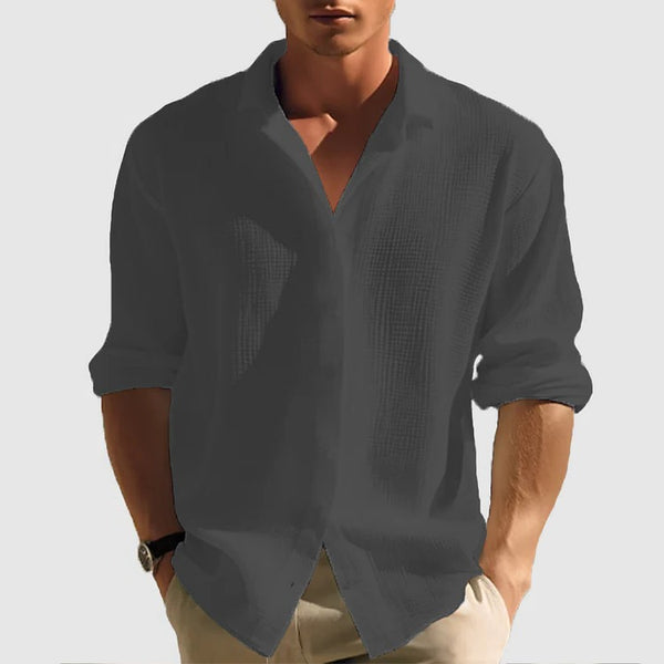 Casual Button-Down Shirt for Men