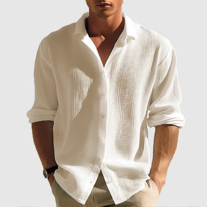 Casual Button-Down Shirt for Men