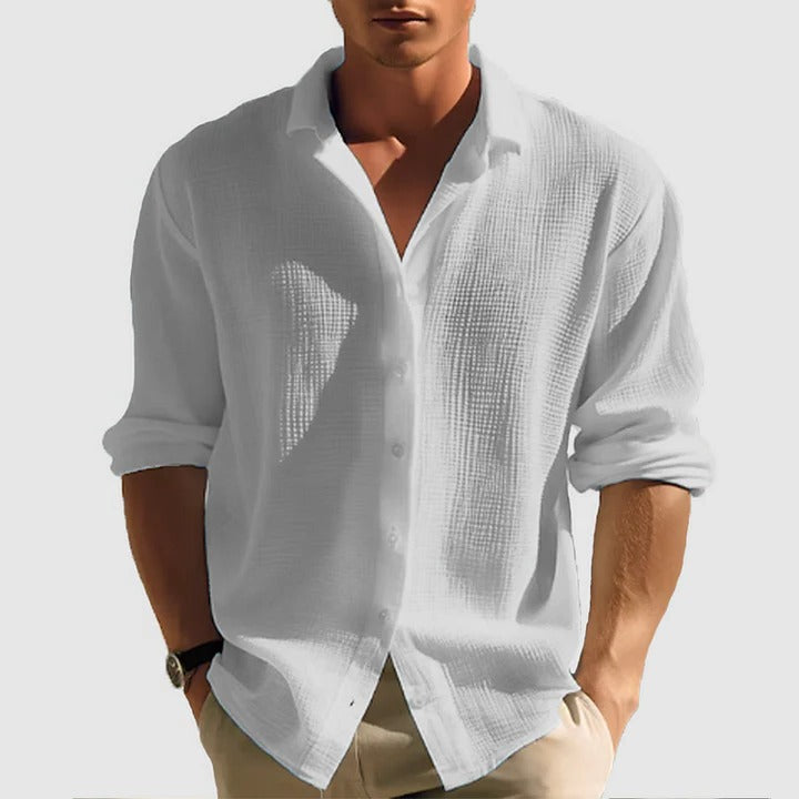 Casual Button-Down Shirt for Men