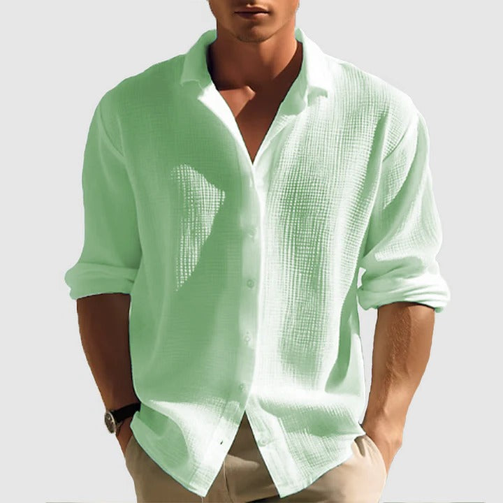 Casual Button-Down Shirt for Men