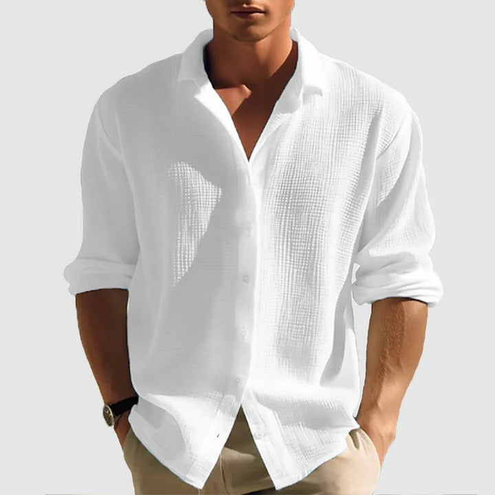 Casual Button-Down Shirt for Men