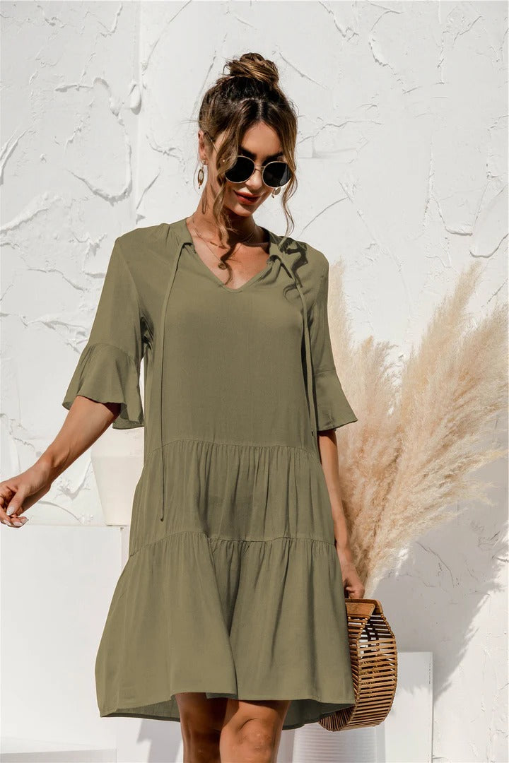 Women's Drop-Waisted Summer Dress