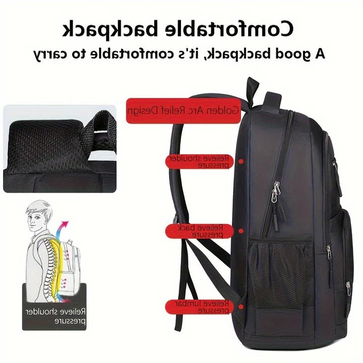 Business Backpack with Multi-Compartment Design