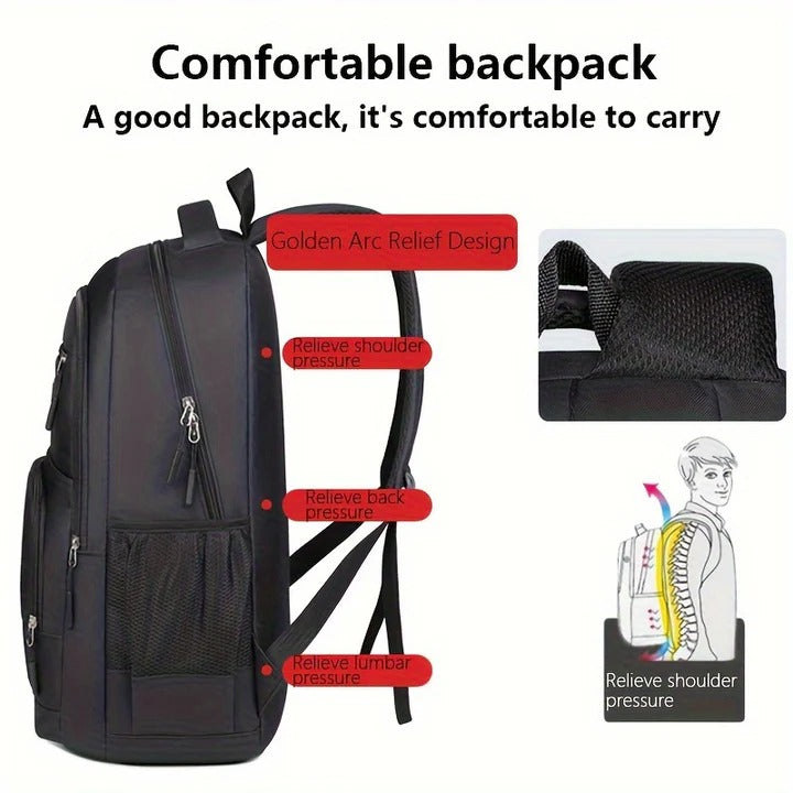Business Backpack with Multi-Compartment Design