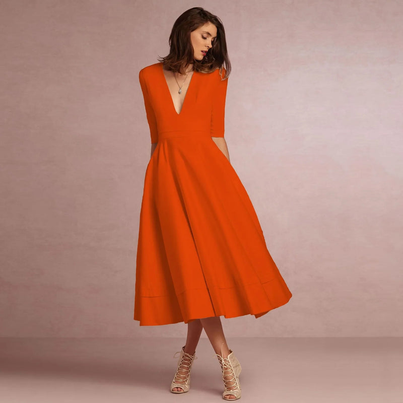 Women’s Modern Sleeveless Princess Dress