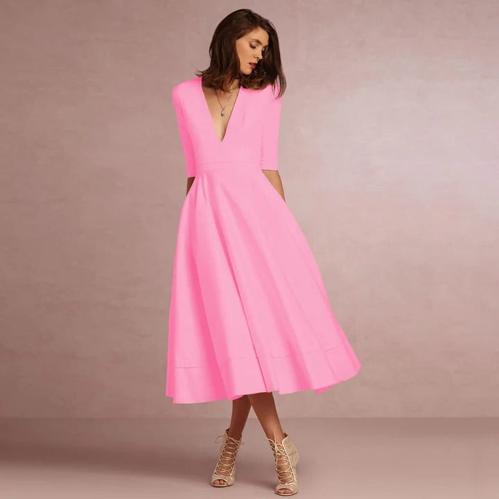 Women’s Modern Sleeveless Princess Dress