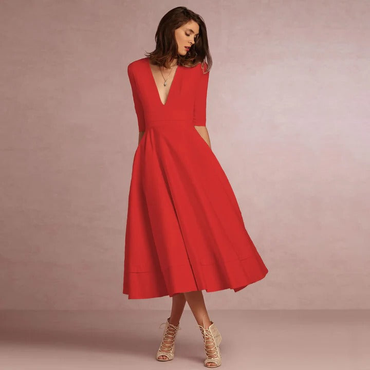 Women’s Modern Sleeveless Princess Dress