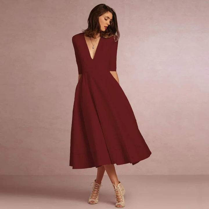 Women’s Modern Sleeveless Princess Dress