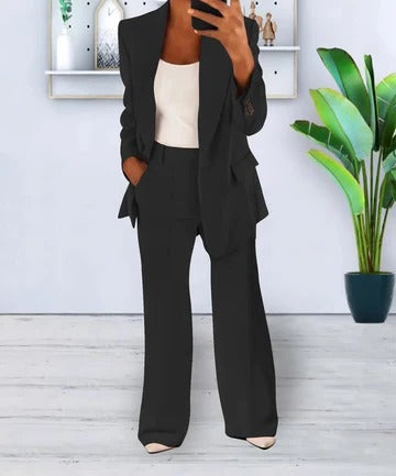Elegant Women's Two-Piece Suit