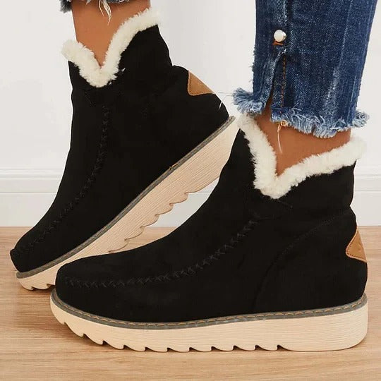 Winter Ankle Boots with Insulated Lining
