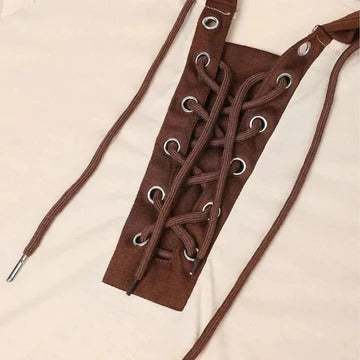 Men’s Lace-Up Hooded Sweatshirt