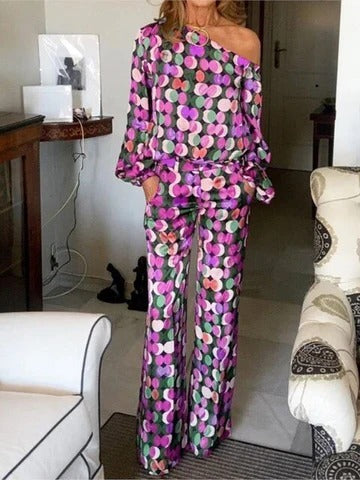 Women’s Colorful Two-Piece Set