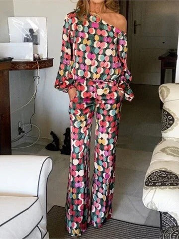 Women’s Colorful Two-Piece Set