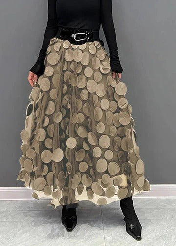 Women’s Polka Dot Tulle Patchwork Skirt