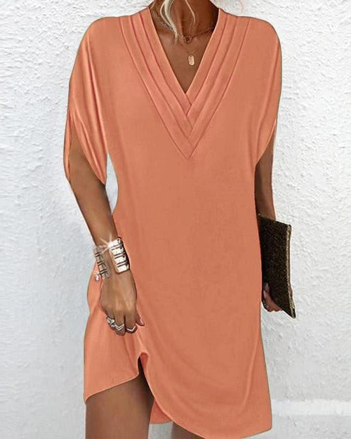 Straight Mid-Length Dress