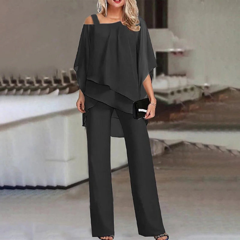 Jumpsuit | Two-piece with cold shoulder