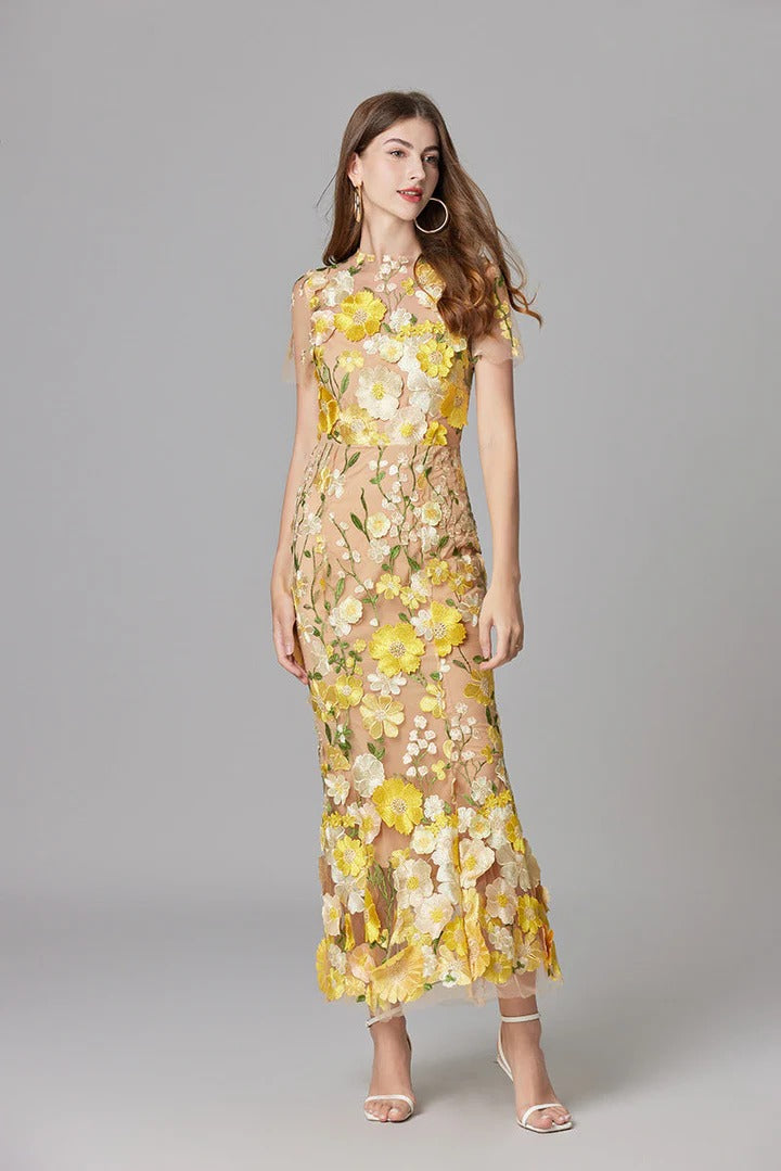 Women’s Sleeveless Floral Dress