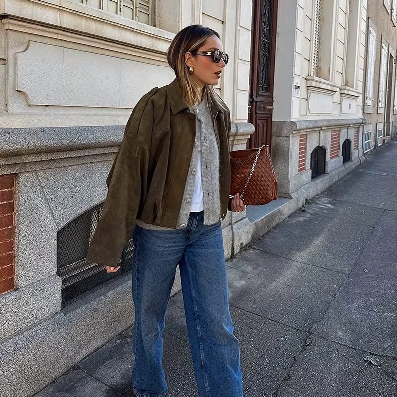 Classic Suede Jacket for Effortless Style