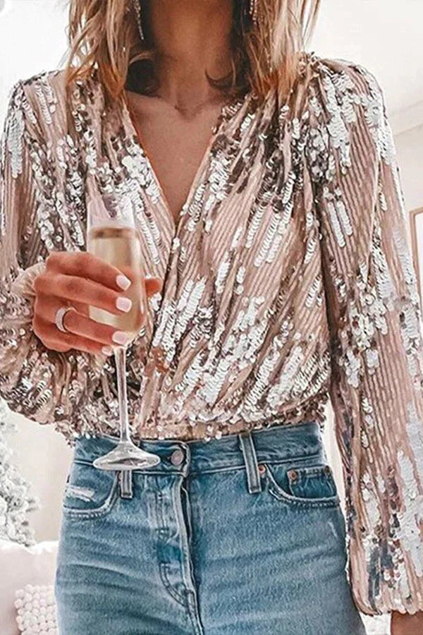 Sequin Blouse