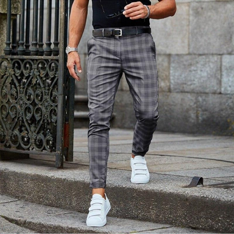 Men’s Checked Trousers