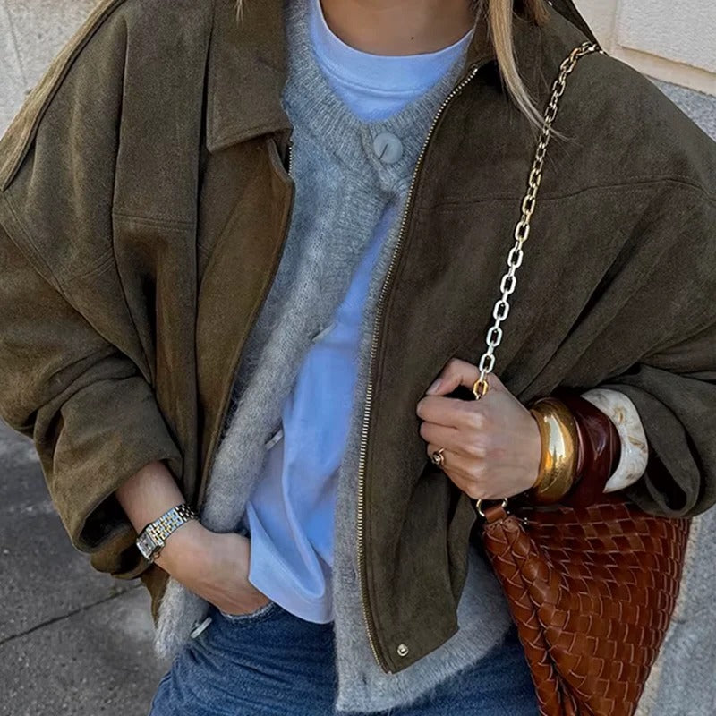 Classic Suede Jacket for Effortless Style