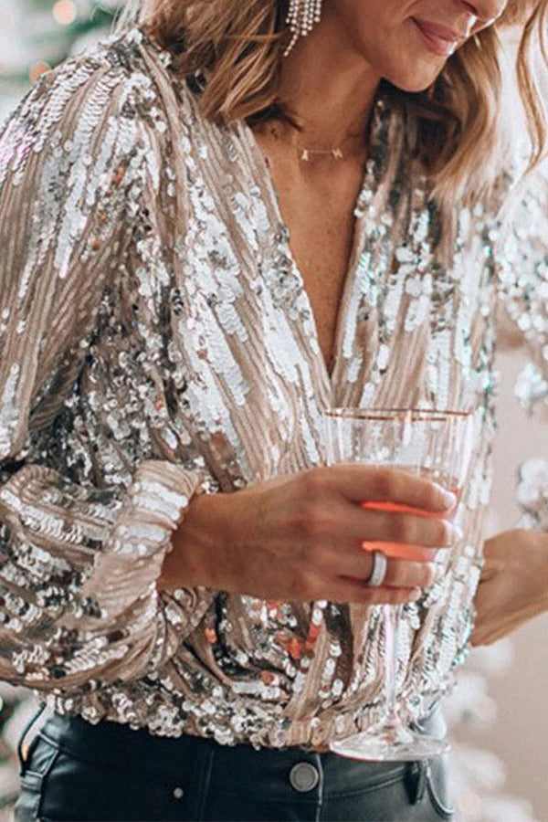 Sequin Blouse