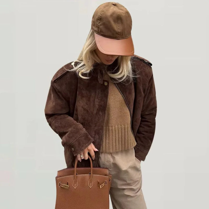 Classic Suede Jacket for Effortless Style
