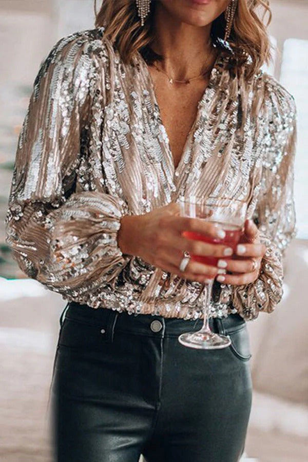 Sequin Blouse
