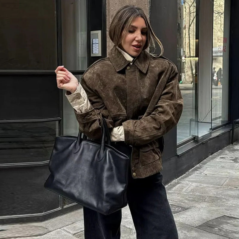 Classic Suede Jacket for Effortless Style