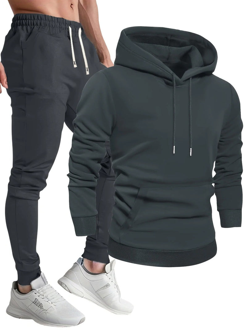 Men’s Sports Hoodie and Jogger Set
