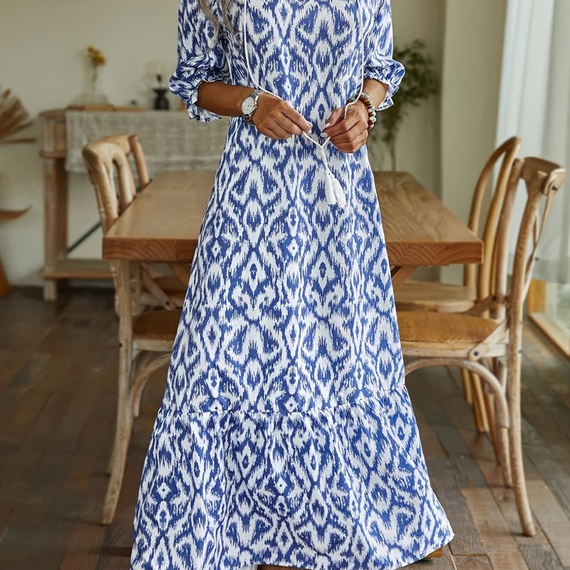 Maxi Dress with Flowing Silhouette