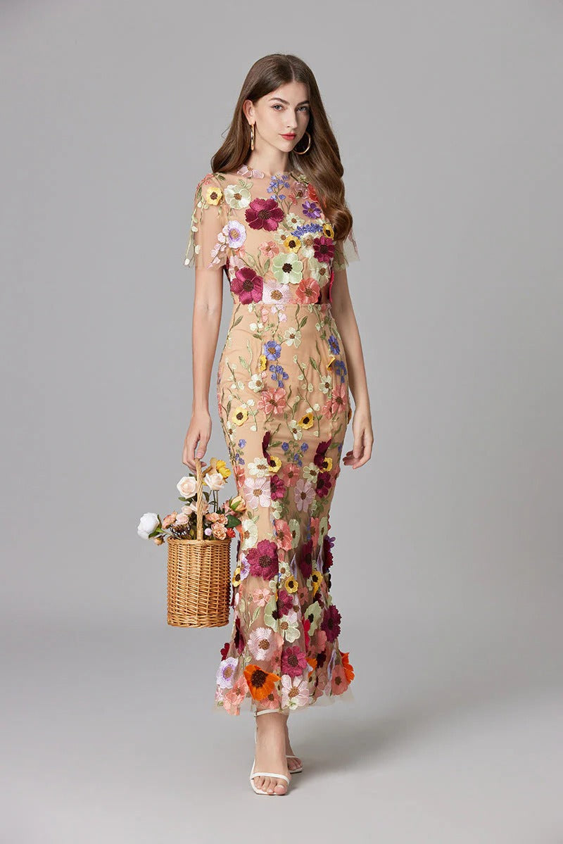 Women’s Sleeveless Floral Dress