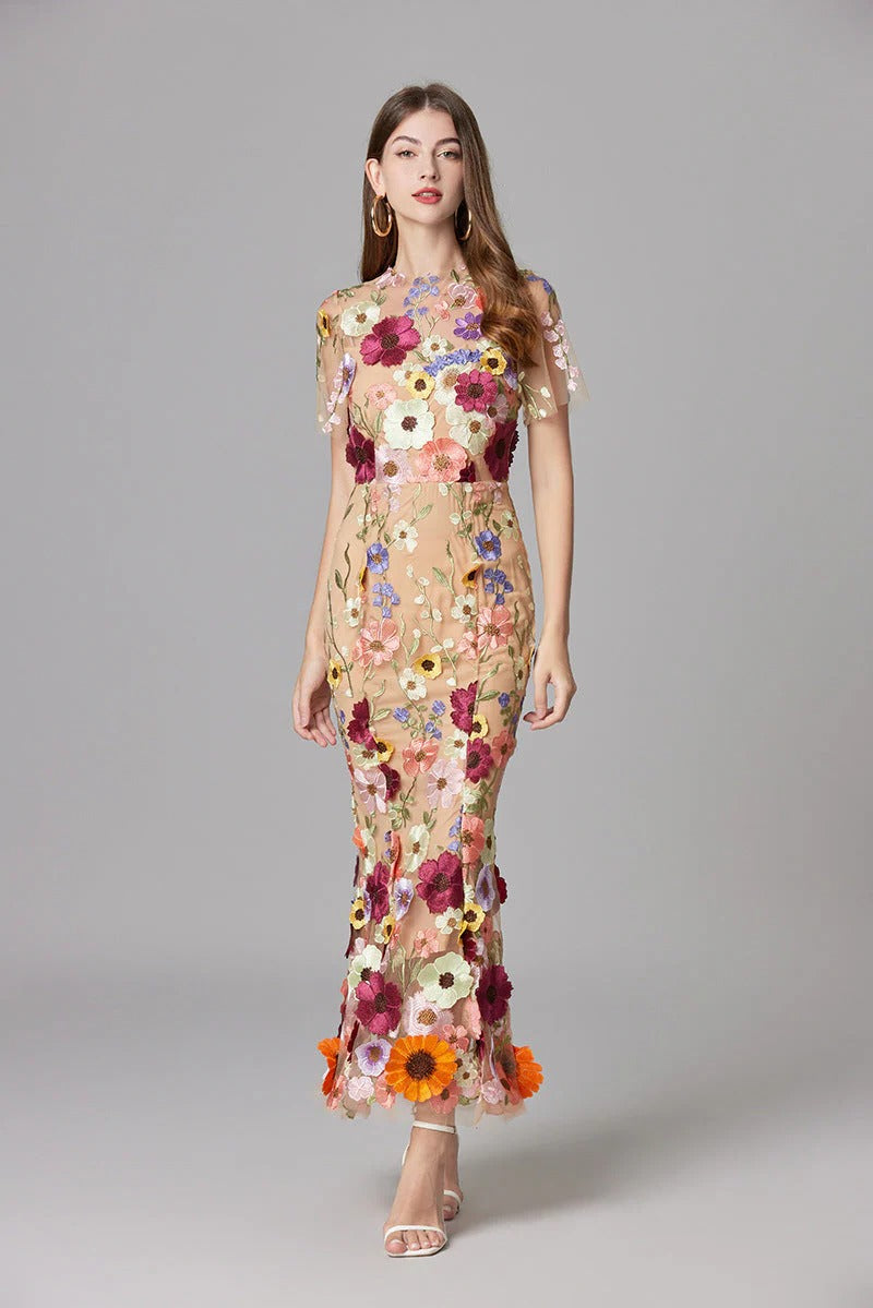 Women’s Sleeveless Floral Dress